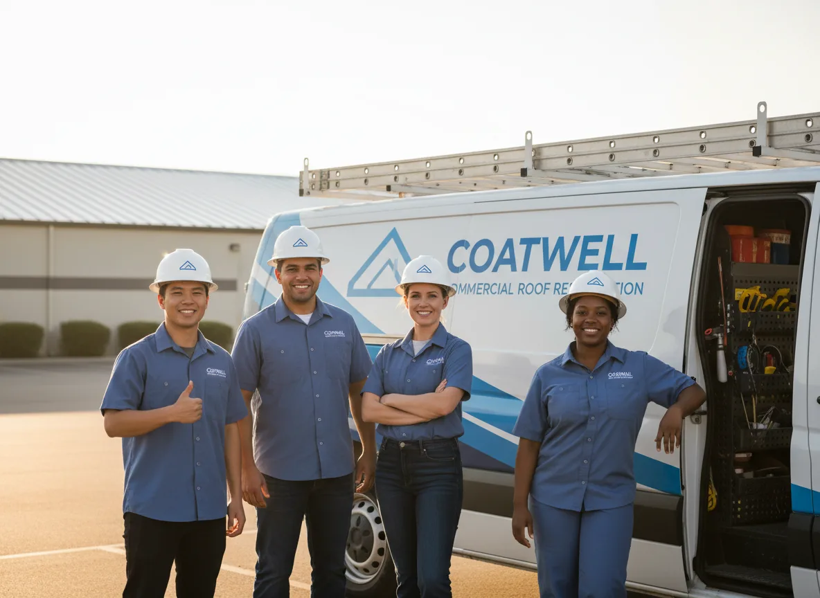 Commercial roof coating company in Tipton, KS